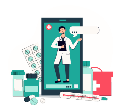Medicine availability illustration